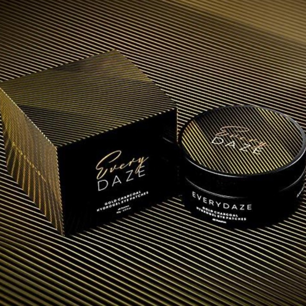💜 Everydaze Gold Charcoal Hydrogel Eye Patches NWT